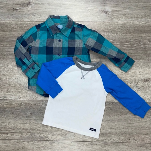 GAP Other - GAP Flannel Button Down | Gap Shirt Bundle 2T